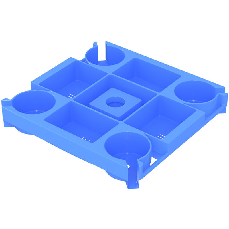CA 1 juego de sombrilla de playa portátil con portavasos, compartimento para refrigerios, ranura para teléfono y orificio para gafas de sol para patio.