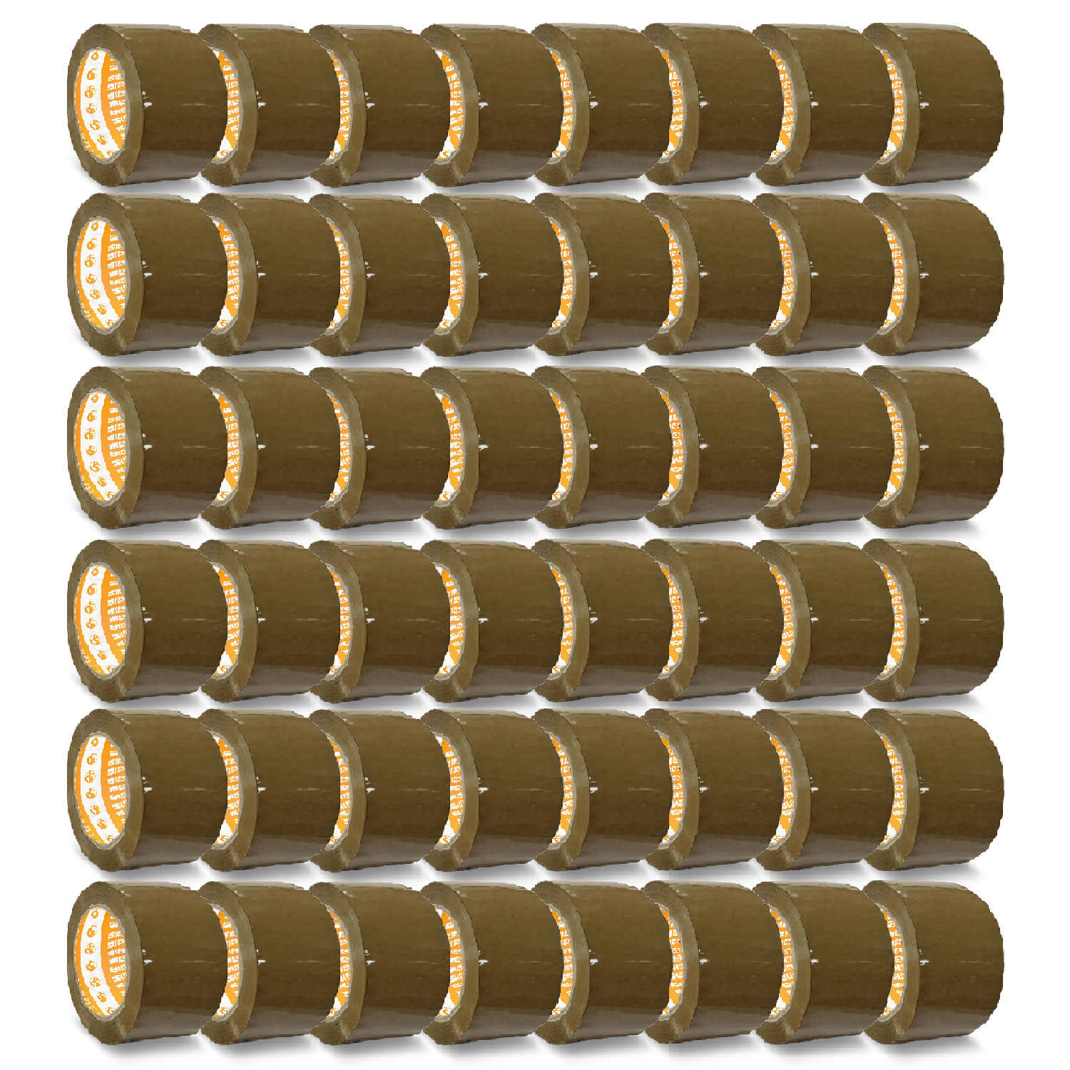 Cinta Embalar, Cinta Adhesiva Marrón, Precinto Embalar, Cinta de Embalar Cajas Mudanza y de Envío, Cinta Embalaje Marron Ancha 36 mm x 120 m - SIDI (48 uds)