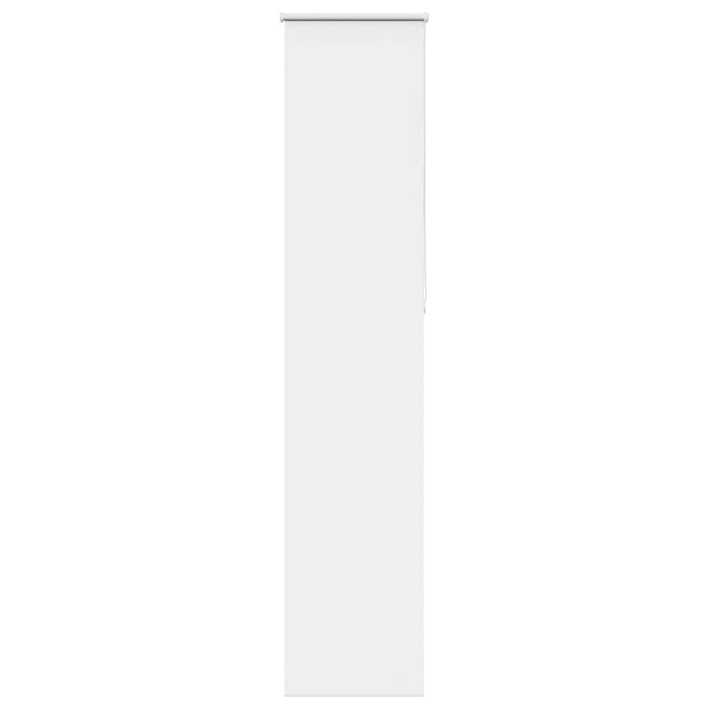 vidaXL Estor Enrollable Opaco Blanco de Tela en dimension 210 cmx100 cm/210 cmx40 cm/210 cmx45 cm y más | protección solar decorativa para ventanas hogar oficina dormitorio fácil de instalar