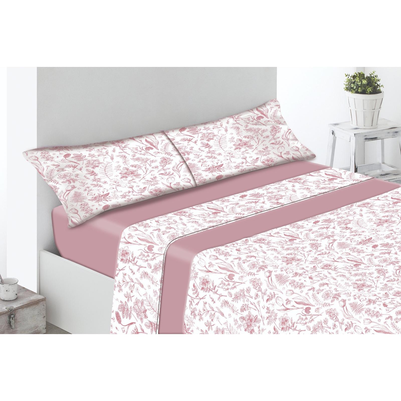 Juego de Sábanas 4 Piezas Printex+Home - Microfibra Suave con Estampado Geométrico Moderno para Cama 90, 135 y 150 cm, Ideal para Verano
