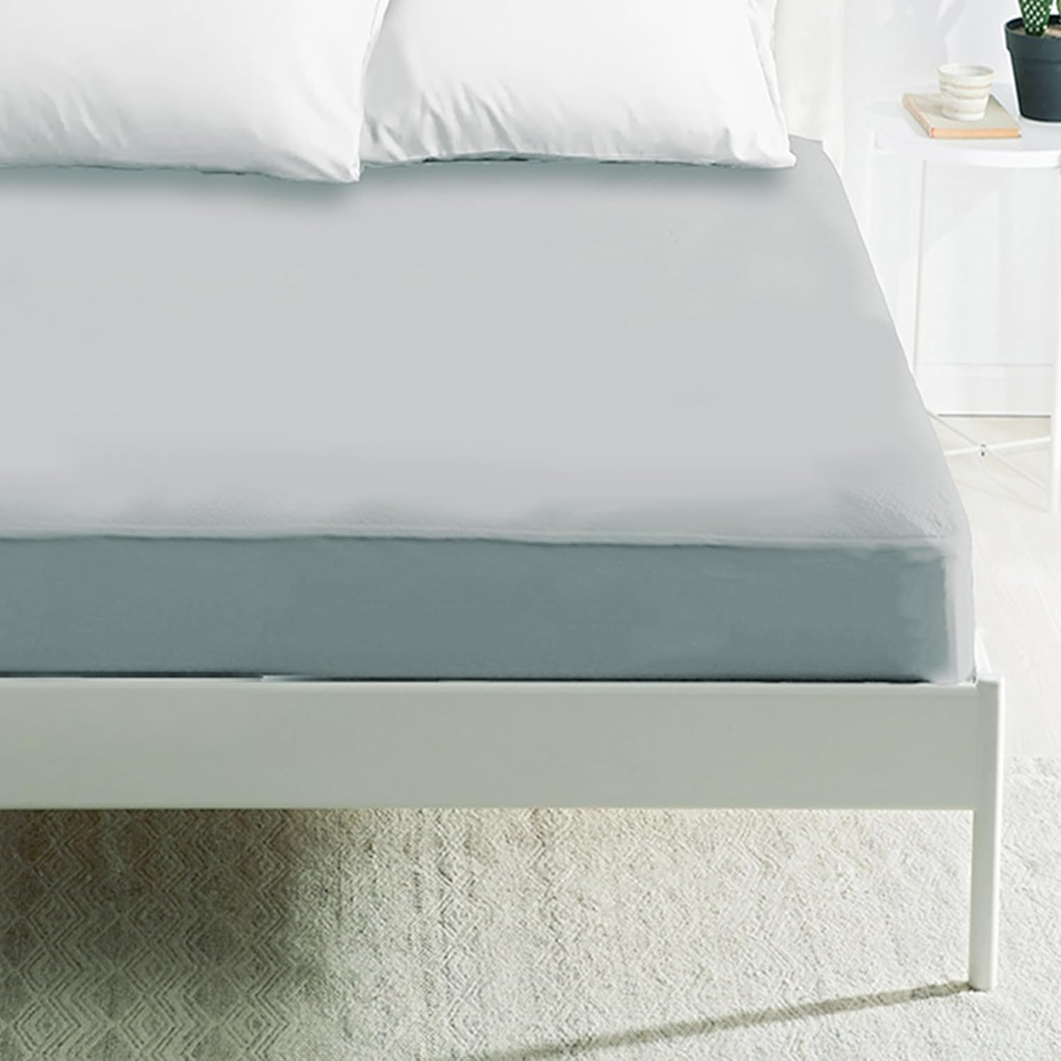 Sabanas Bajeras Ajustable para Cama 90/105/135/160/180cm, Sábana Bajera para colchón de hasta 30cm de Alto, Bolsillo Profundo - Microfibra de Poliéster,Tacto Suave y Cómodo.