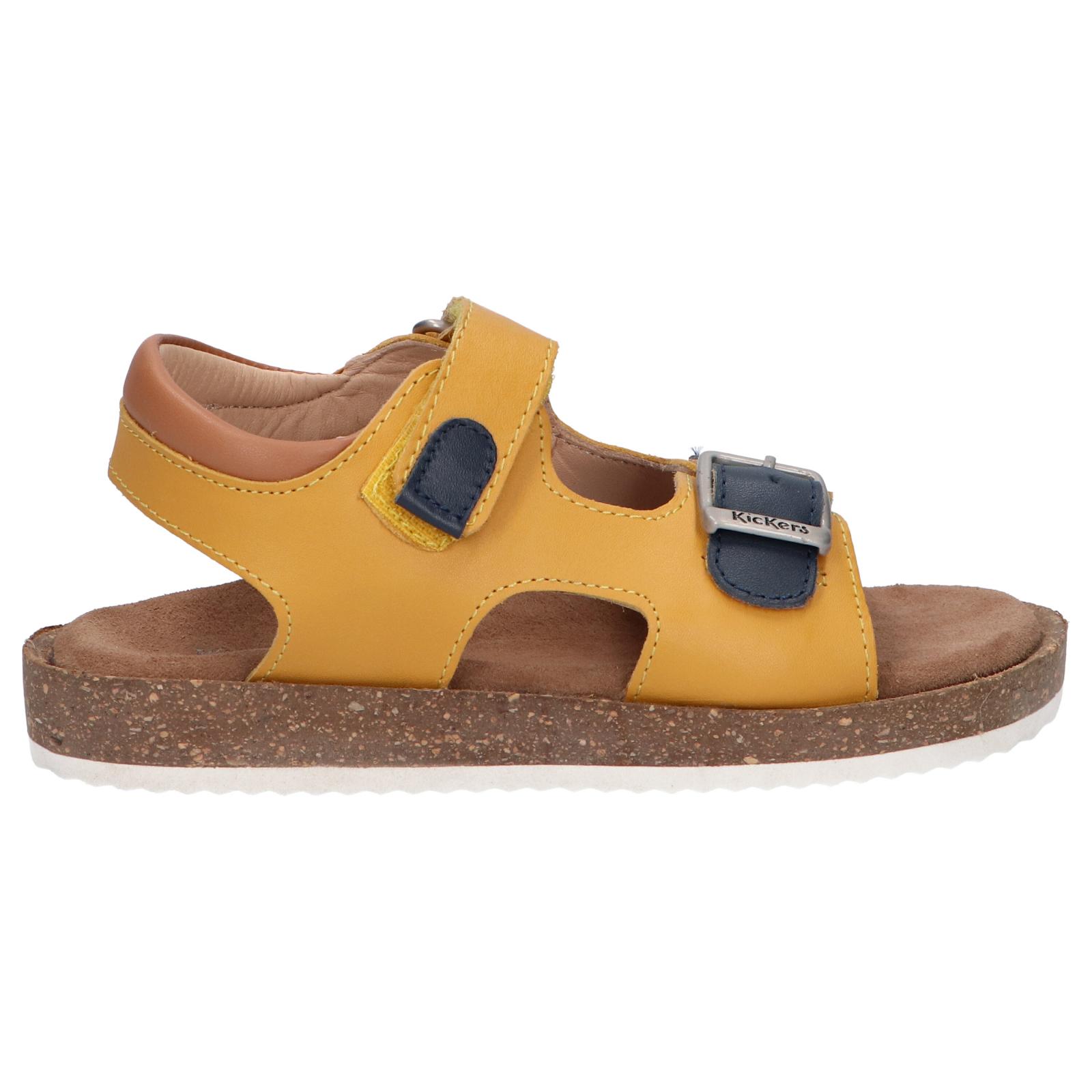 Women's and girls and boys sandals kickers 694917 -30 funkyo 71 jaune marine camel