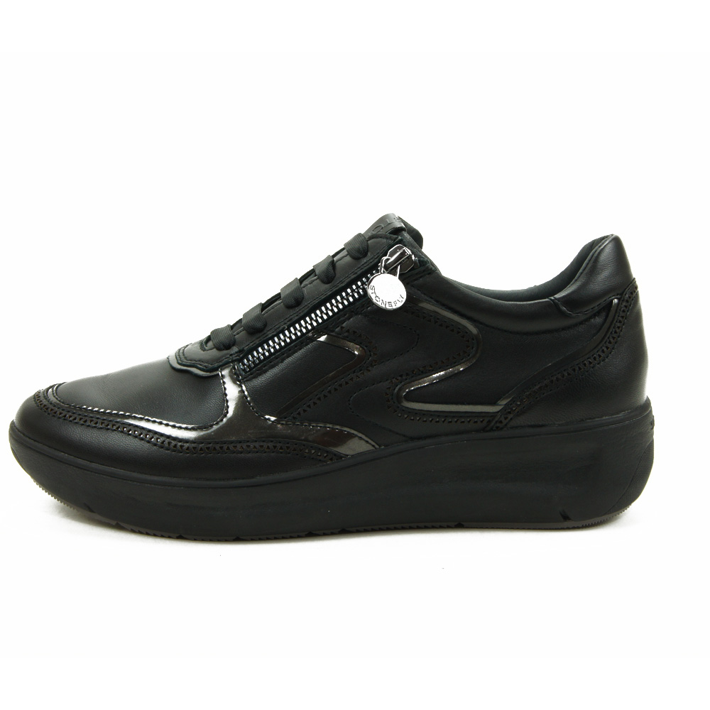Stonefly mod. ROCK 27 zapato casual para mujer en piel natural, cordón elástico