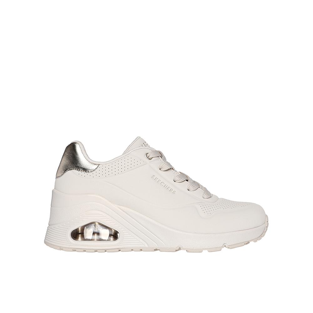 Skechers Uno Wedge - HI Steps Zapatillas para mujer blancas en sintético 85757