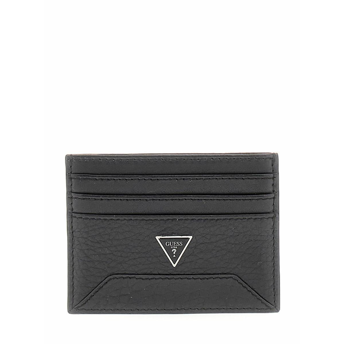 Tarjetero Guess Men Barcelona Negro SMBAGRLEA25-BLA