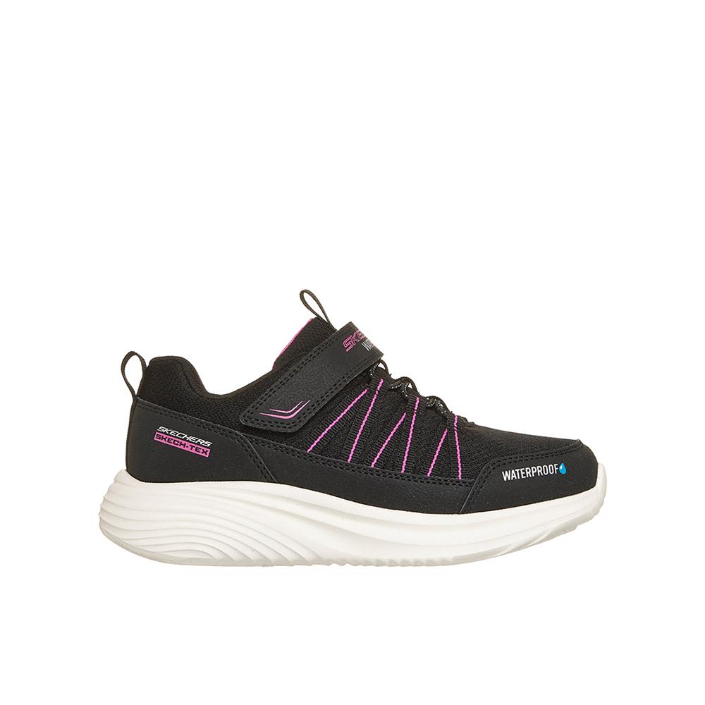 Skechers Deportivas de Niña Bounder Pro modelo 303484L_BKHP color Negro con rosa con velcro 90085