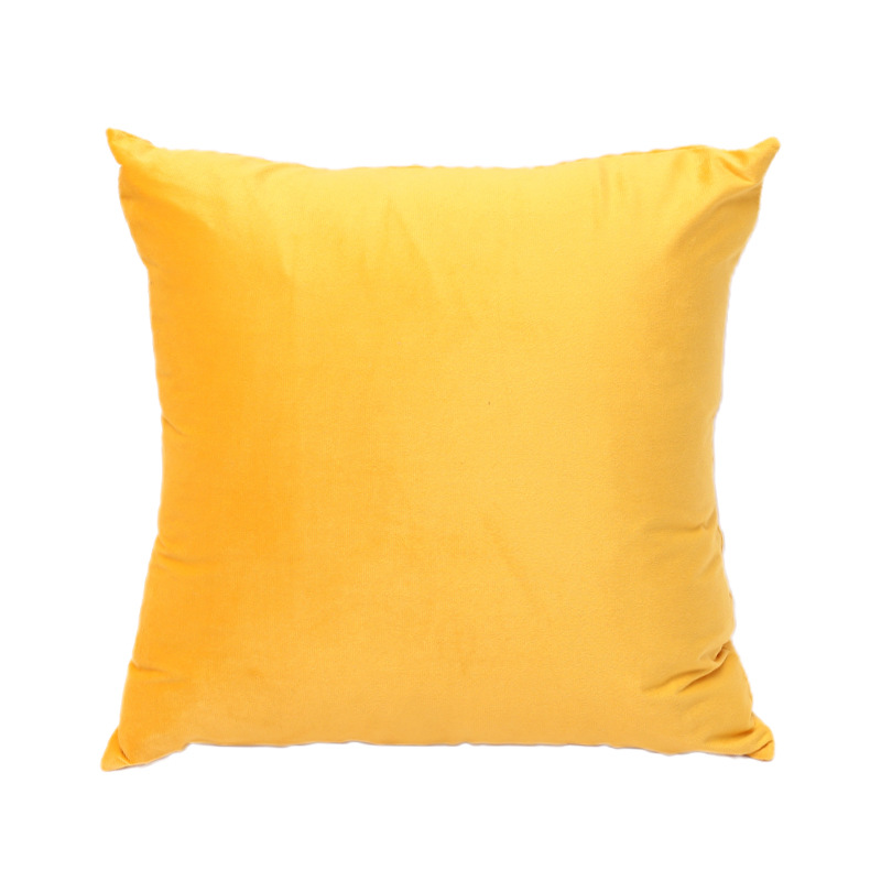 OmHO Sala de almohada de sofá cuadrado Nordic Sala de color sólido almohada
