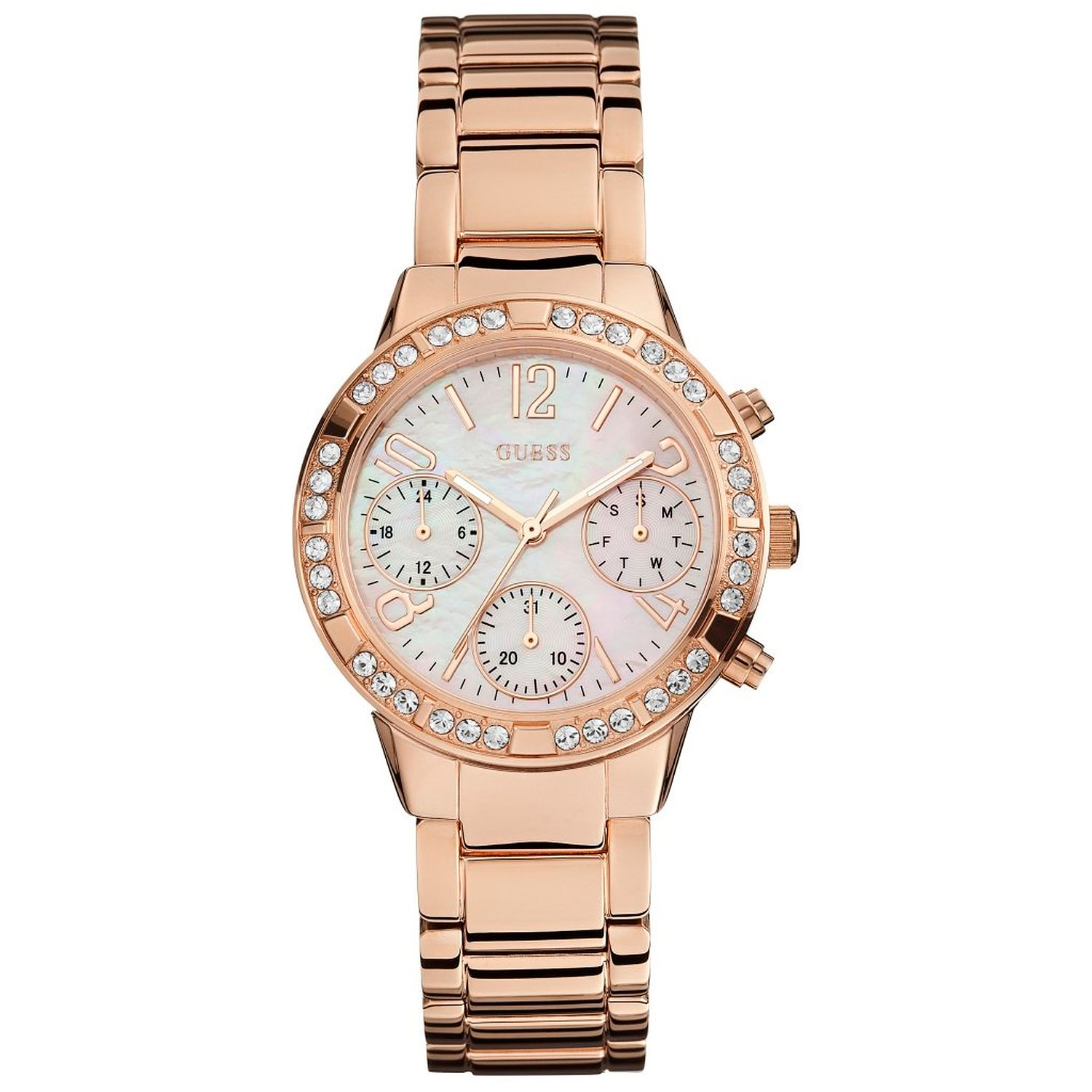 Guess W0546l3 Guess Watches Reloj Para Para Mujer Color Dorado