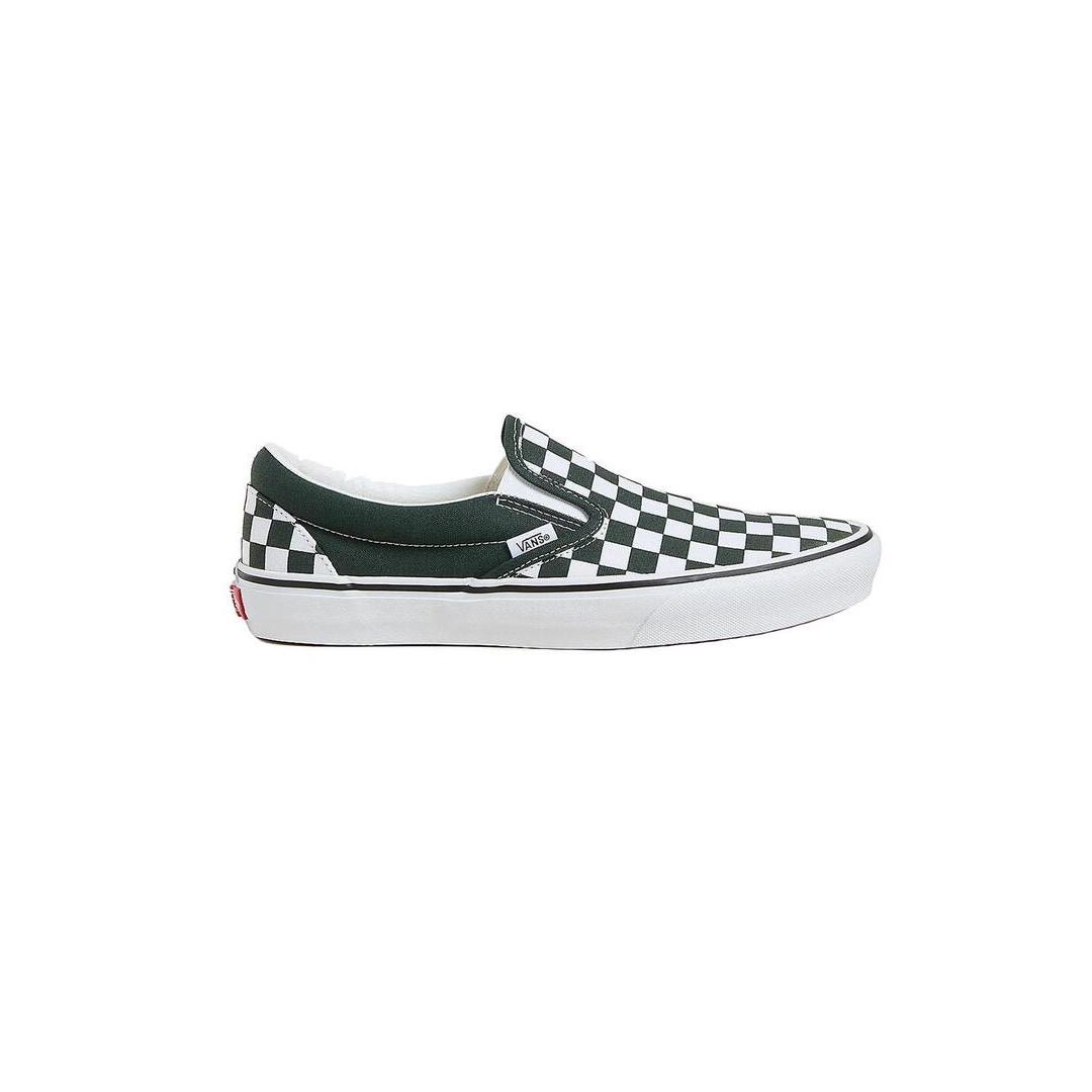 Zapatilla Hombre Vans Slip-On Verde Blanco