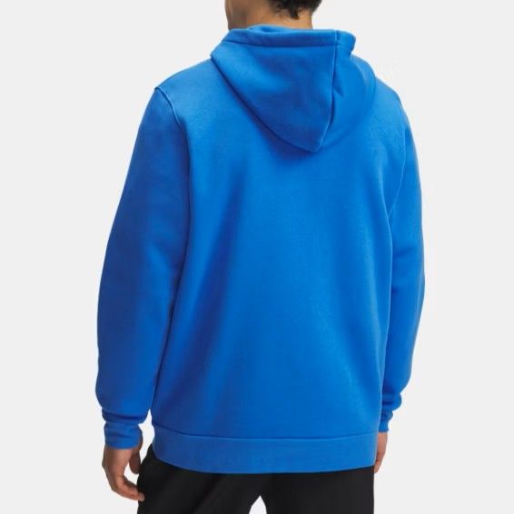 Under Armour - Sudadera con capucha ICON FLEECE FZ para hombre, tejido fleece de mezcla de algodón 80 % y poliéster 20 %, interior cepillado para mayor calidez y comodidad