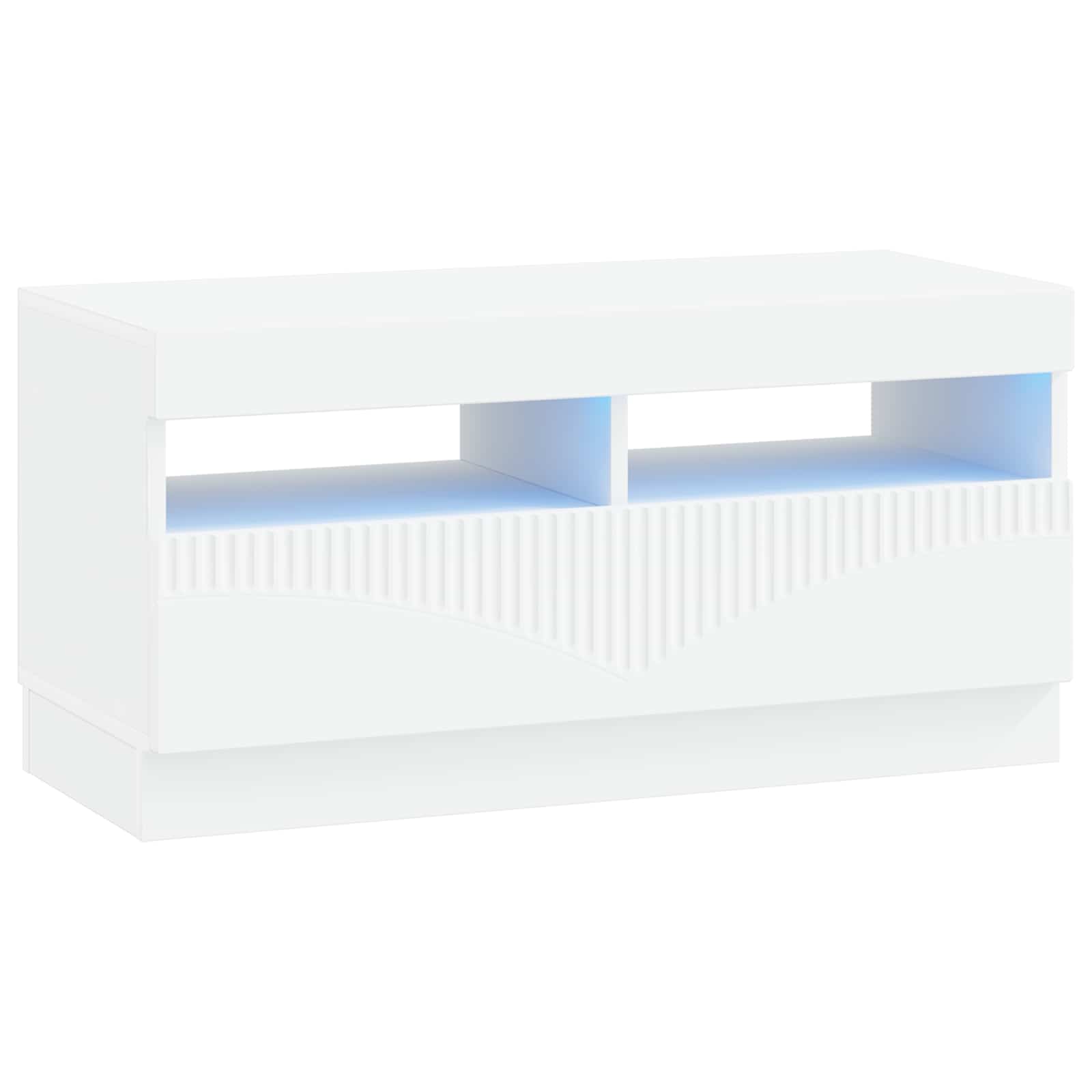 vidaXL Mueble de TV LED  Madera de ingeniería 81 x 35 x 40 cm Multicolor