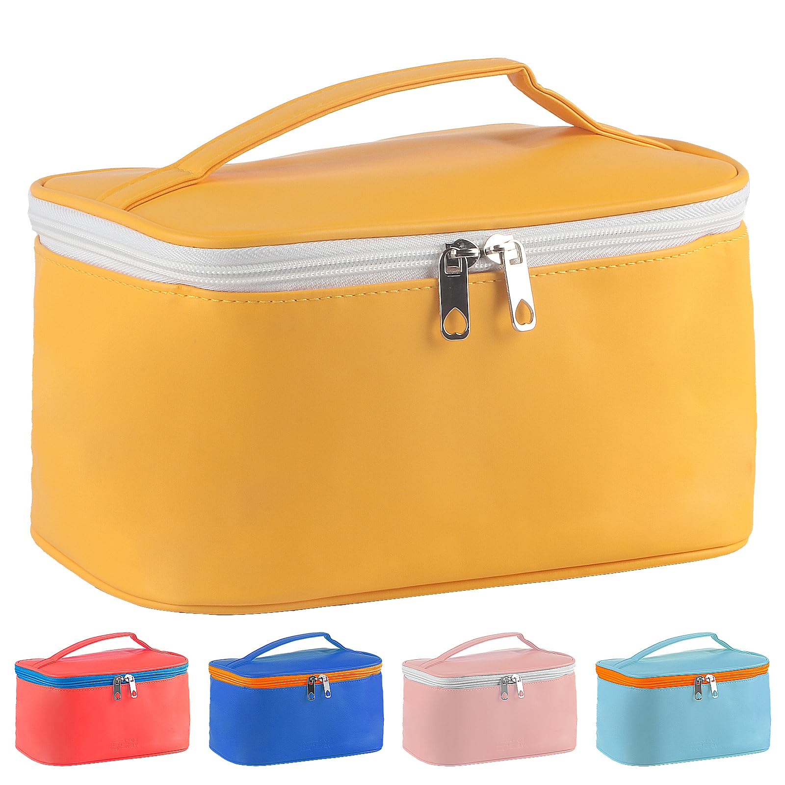TK Organizador de bolsa de maquillaje de viaje, bolsa de artículos de tocador de viaje para mujeres, organizador de bolsa de maquillaje, bolsa organizadora de maquillaje, estuche de almacenamiento de bolsas de cosméticos de viaje portátiles