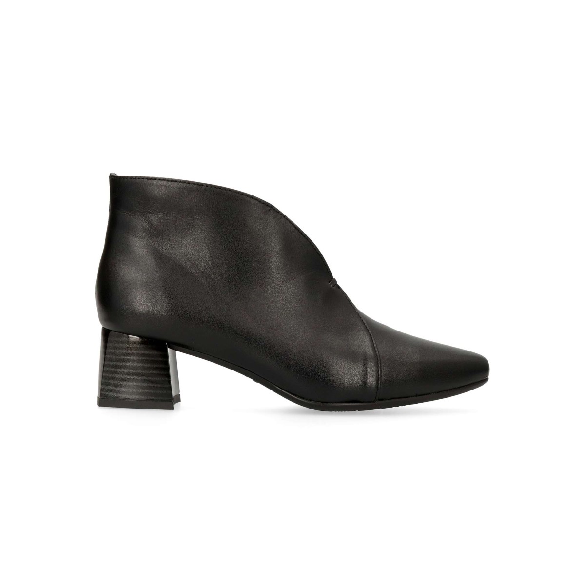 Vanessa Calzados - Botines de mujer VANESSA con tacón ancho de 4,5 cm, fabricados en piel de alta calidad, hechos en España