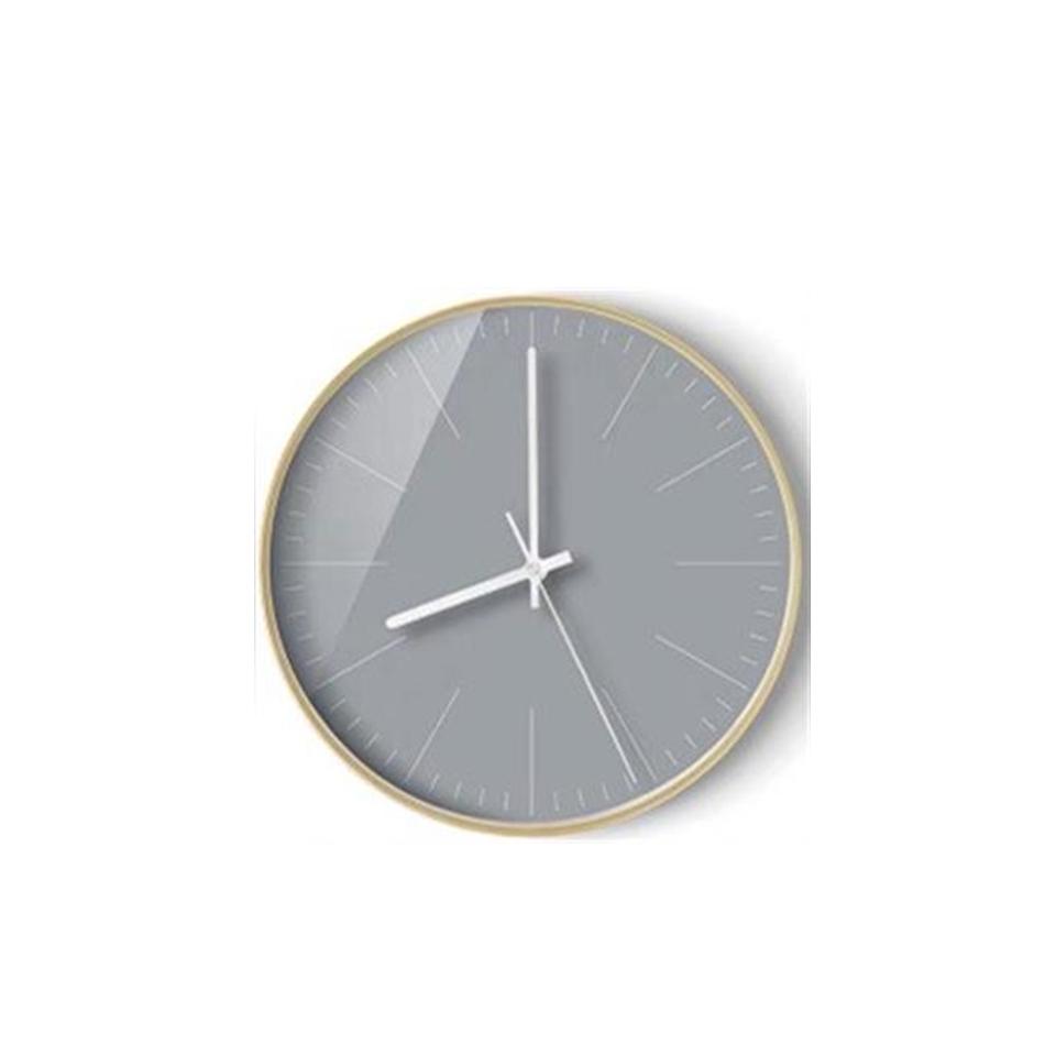 Reloj de pared dorado/gris 30,50 cm. akihaydeto