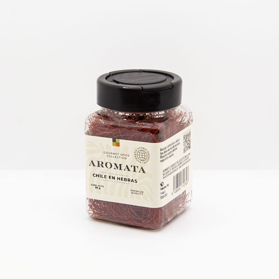 Chile en hebras Aromata Condiments decoración picante para tus platos