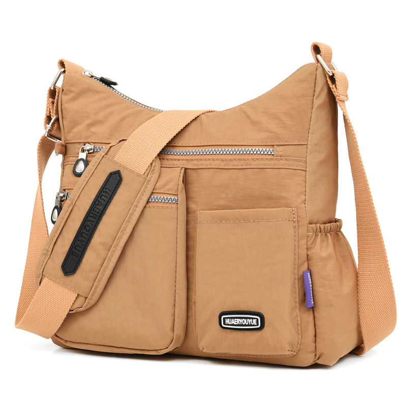 Bolso cruzado para mujer, bolso impermeable con múltiples bolsillos, bolso de hombro, mensajero grande ligero