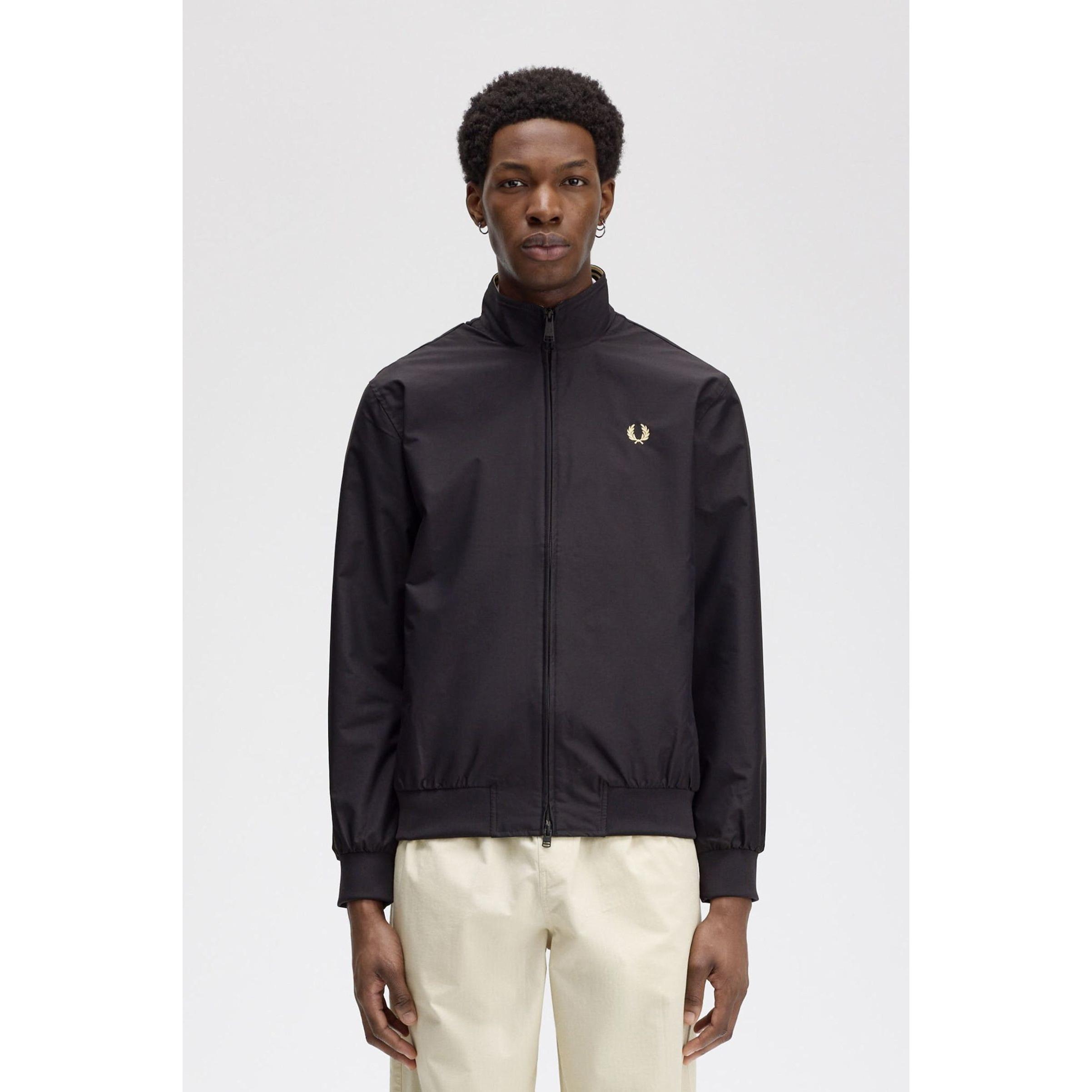 CAZADORA FRED PERRY BRENTHAM NEGRO