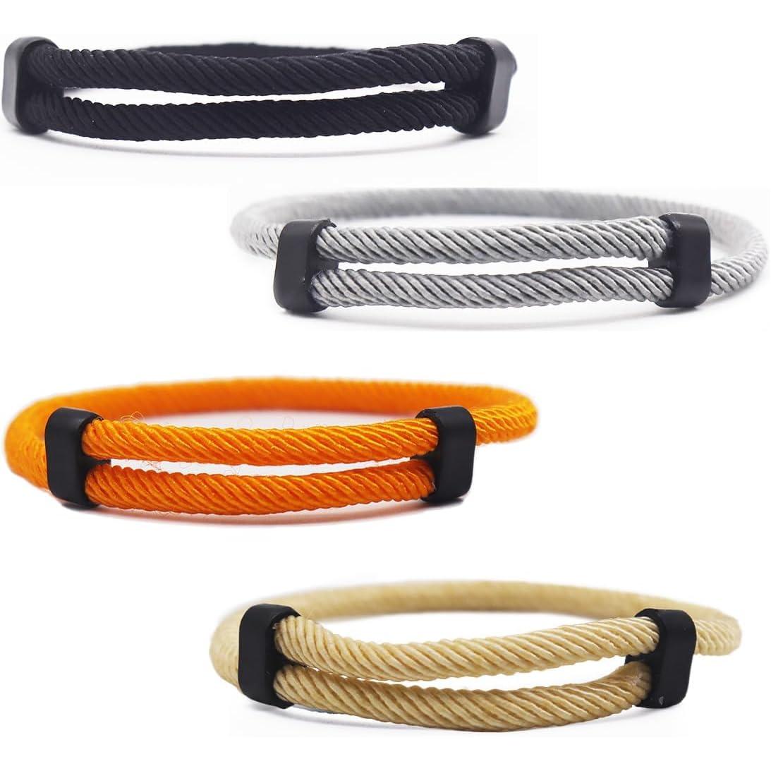 Pulsers de Mar Surf Pulsera Ajustable para Hombre en Cuerda Marina Hecha a Mano Pulsera de Cuerda náutica Trenzada para Niño