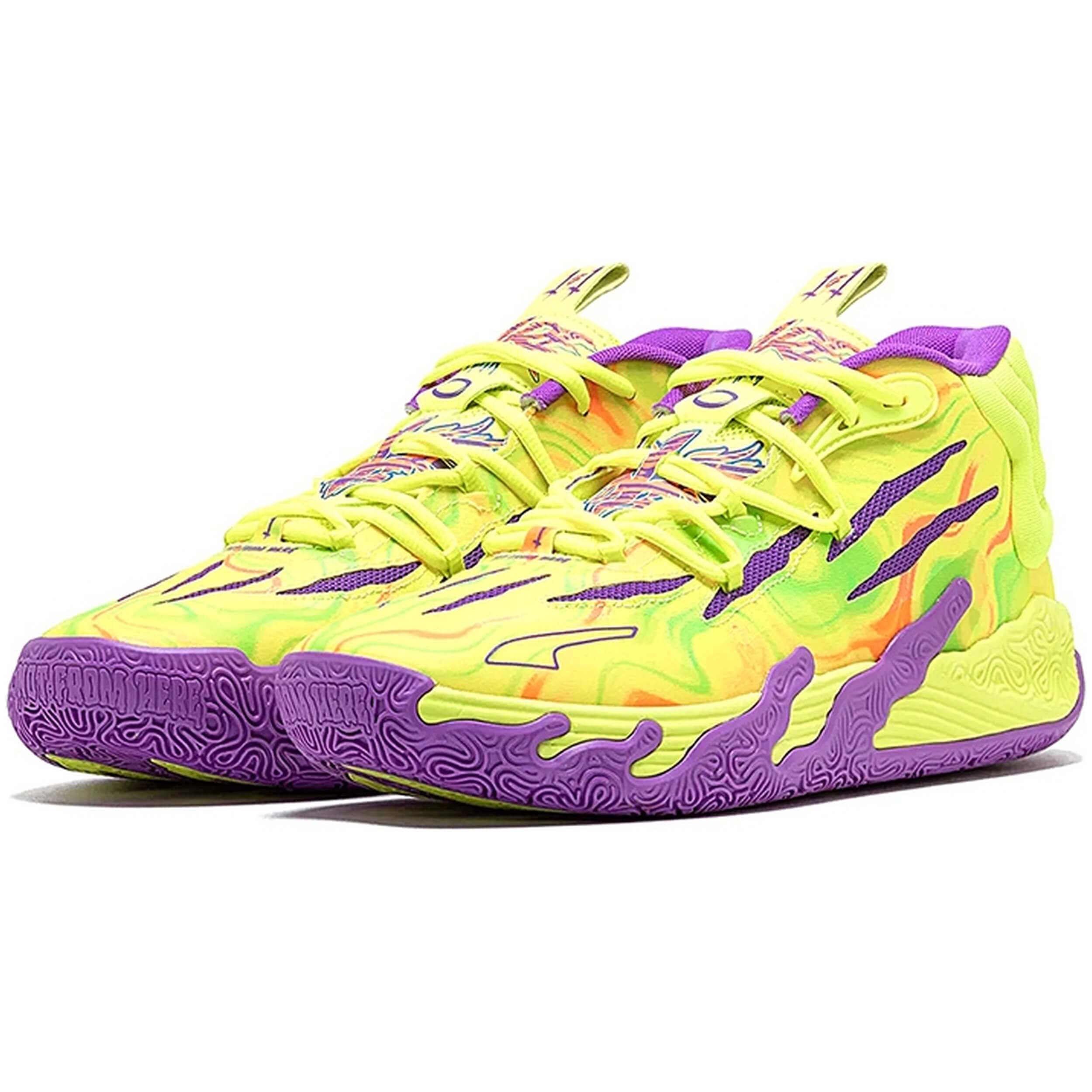 Zapatillas De Baloncesto Puma modelo 379931-01 para Niños en color Amarillo
