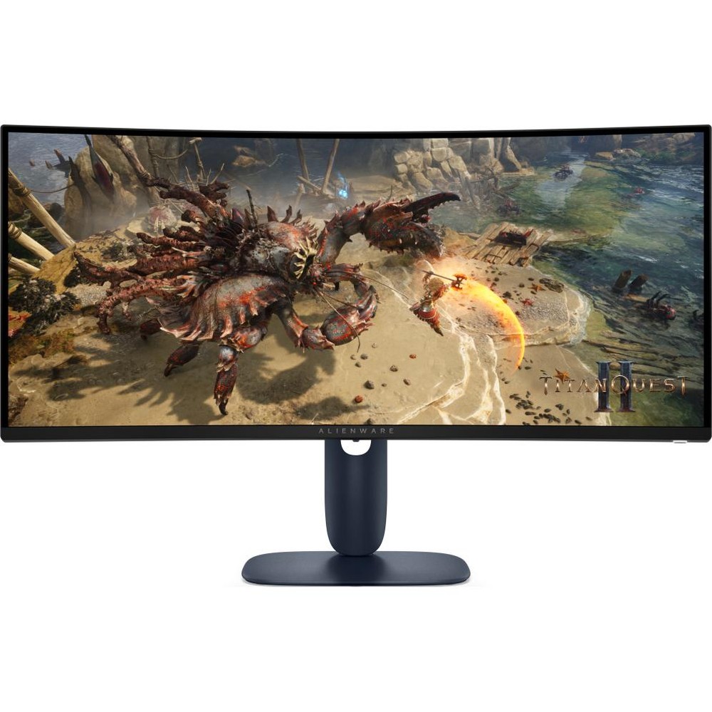 Dell - Monitor Alienware AW3425DWM 34 pulgadas UltraWide QHD 180Hz VA Curvo HDR400 FreeSync Premium para gaming y edición