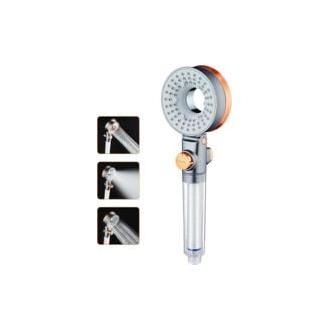 CA Cabezal de ducha de alta presión con 3 modos de chorro y filtro antical, ahorrador de agua, con 5 filtros de repuesto, ideal para spa.
