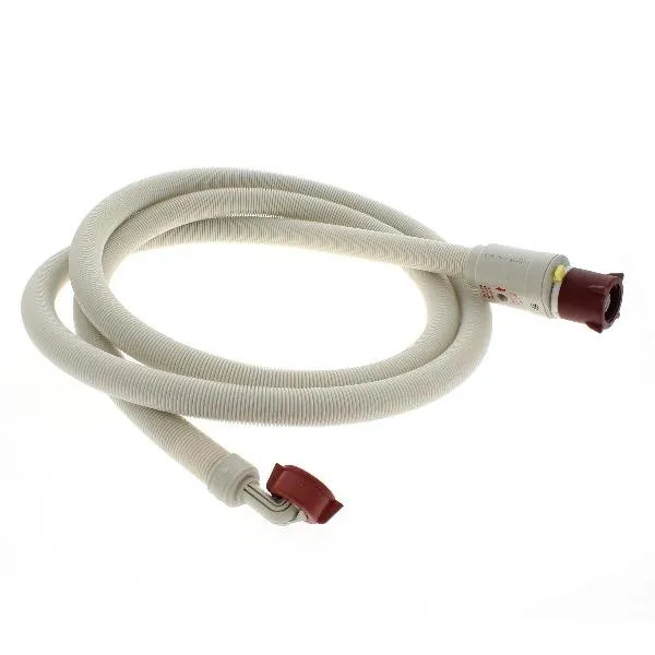 Manguera de Entrada de Agua 2,5m Aquastop – Apta 90 ° compatible con Bosch, Compatible con Siemens, Whirlpool, AEG, Electrolux, Zanussi y Indesit