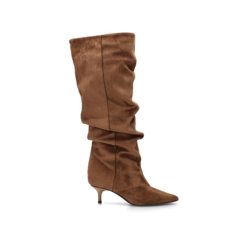 Bota Weekend Yulia - Mujer - Tacón Medio - Modelo M6881 - Color Camel