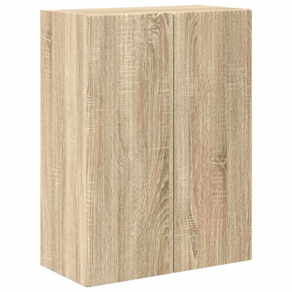 vidaXL Mueble de TV Montado en la Pared 59,5 x 31 x 80 cm Multicolor