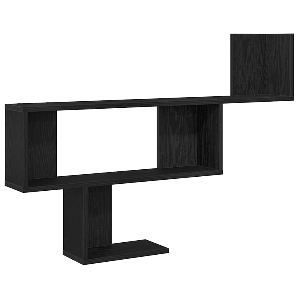 vidaXL Estante de pared madera de ingeniería 100x15x70 cm Multicolor