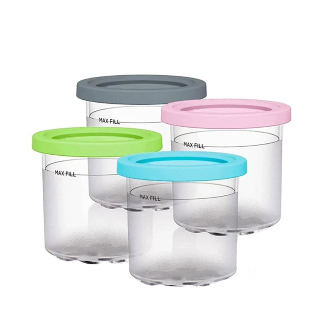 Recipientes y Tapas para Helado - Almacenamiento de Helado - Vasos Descontenedores - Batidos - Máquina Ninja NC299AMZ - Nc300s