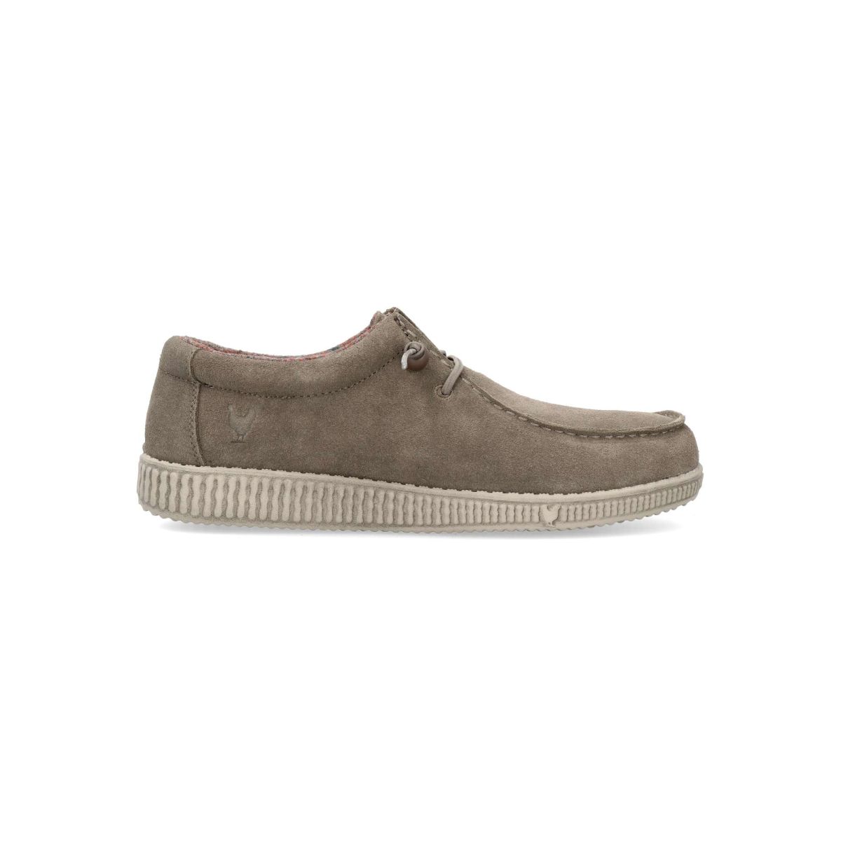 WALK IN PITAS - Wallabee náutico piel serraje marino para hombre, suela EVA ligera y flexible, plantilla extraíble transpirable anti-humedad