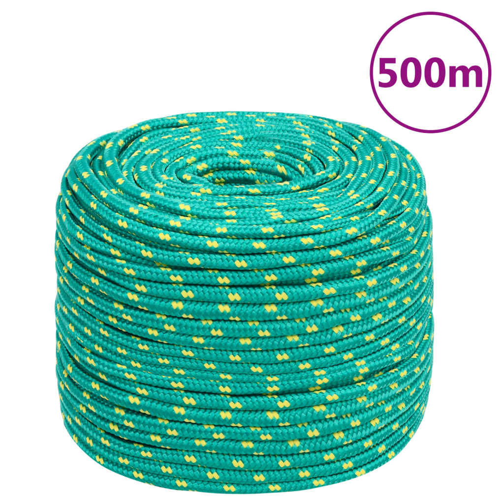 vidaXL Cuerda de barco polipropileno 6 mm 500 m cuerda Color Amarillo,  orange,  Negro y mas