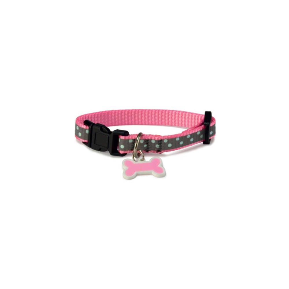 Arquivet - COLLAR PERRO REFLECTANTE AZUL 1,6x25/35cm
