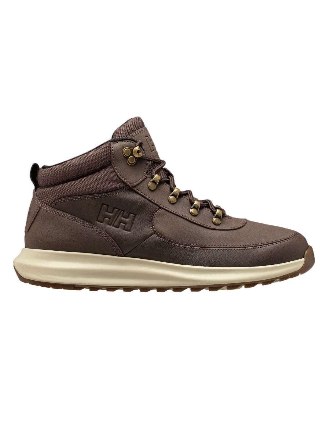 Botín Helly Hansen impermeable marrón de piel para hombre
