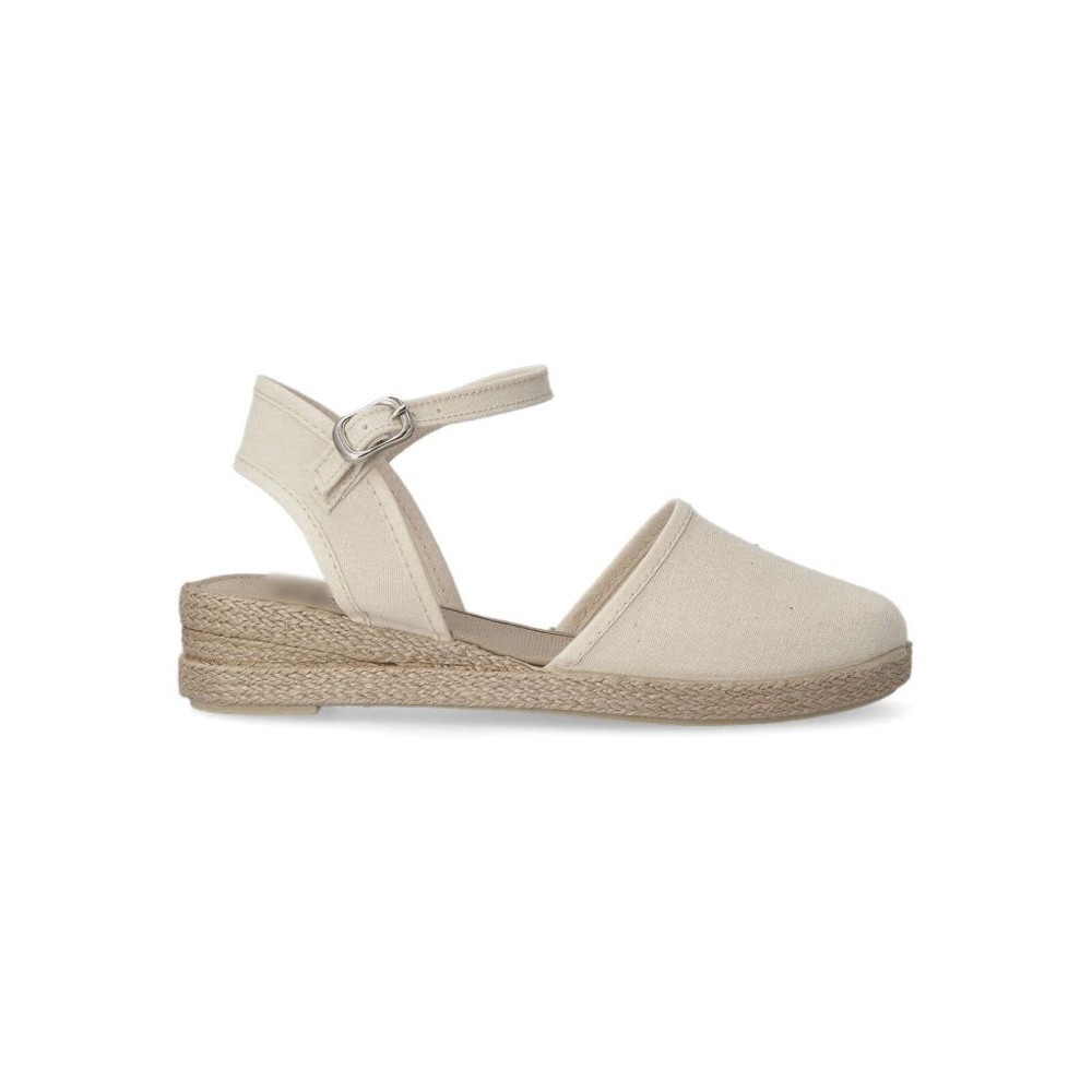 Alpargatas yute niña BATILAS 201/144 Valenciana Linen Beig 34588 25V