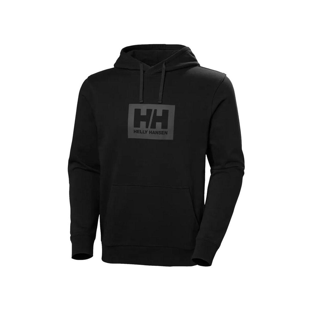 Sudadera Hombre Helly Hansen Box Hoodie Negra