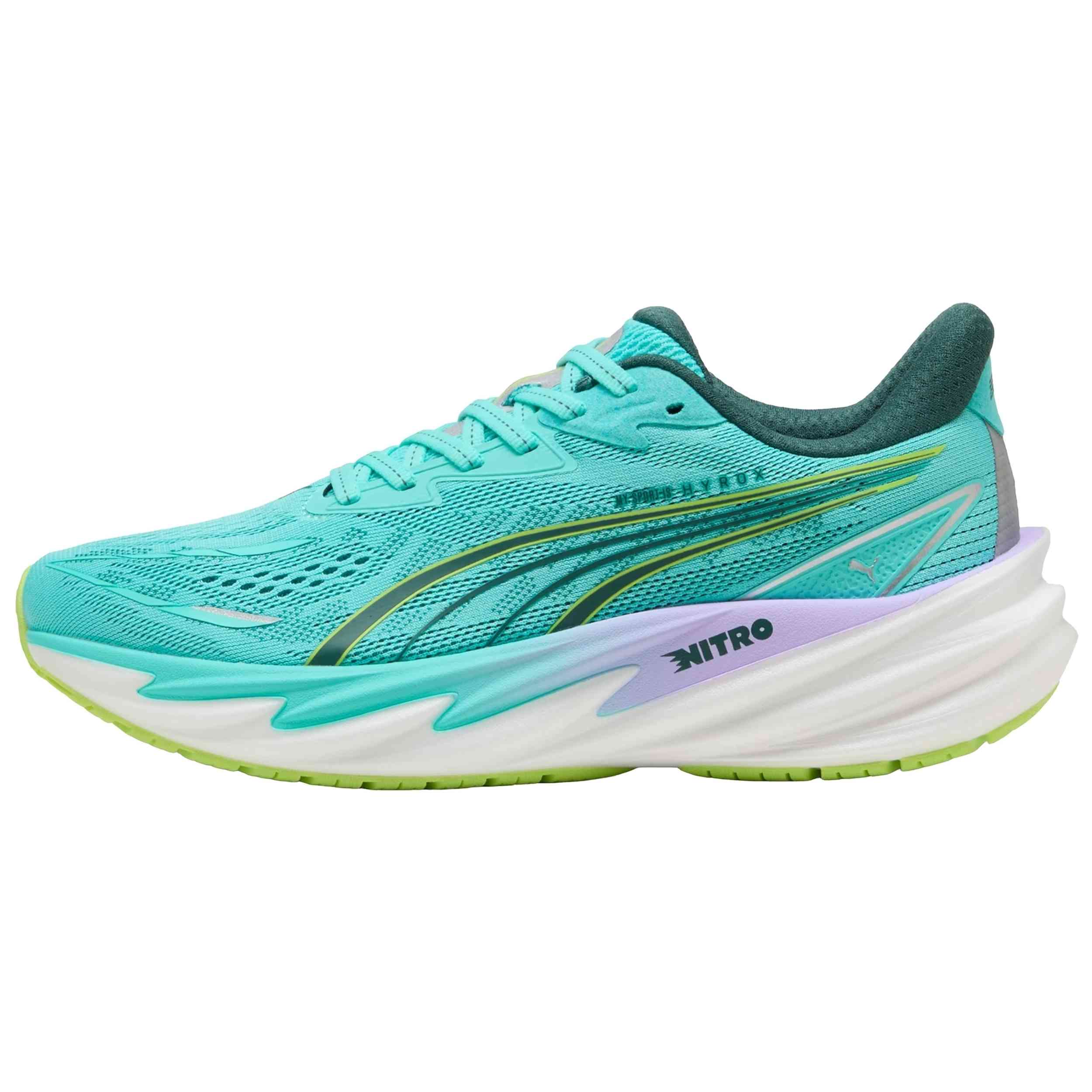 Zapatillas De Running Puma modelo Velocity NITRO 5 HYROX "Intense Mint-Light Lavender" para Mujer en color Verde