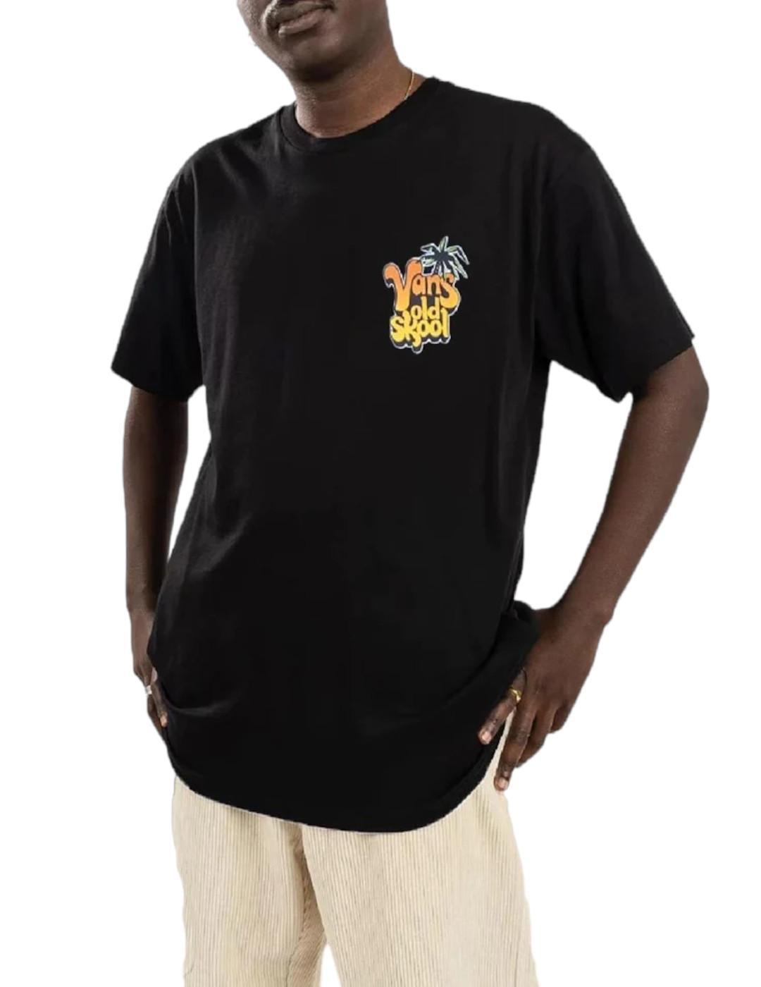 Camiseta Vans Paradise Vans Negro - Diseño Clásico - Algodón de Calidad