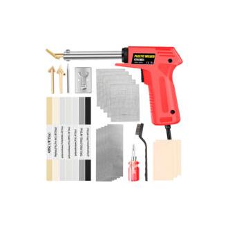 CA Máquina de soldadura de plástico de 100 W, reparación de pistola de soldadura, kit de reparación de parachoques de coche, soldadura de plástico para parachoques y piezas de coche