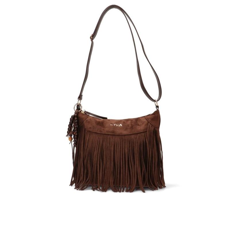 Bolso bandolera grande ETIKA b30147 coffee