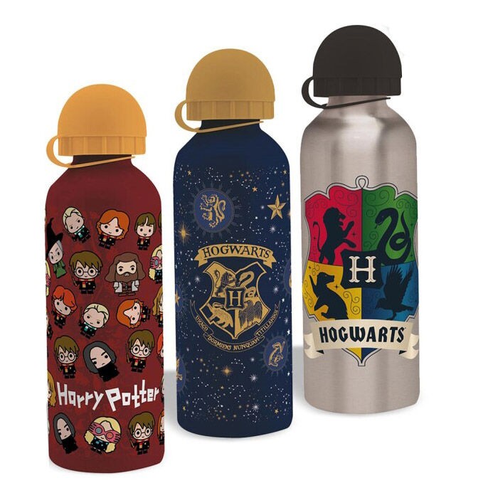 Kids Euroswan Botella Cantimplora Aluminio 500Ml Harry Potter Producto Oficial Especial Regalos Vasos