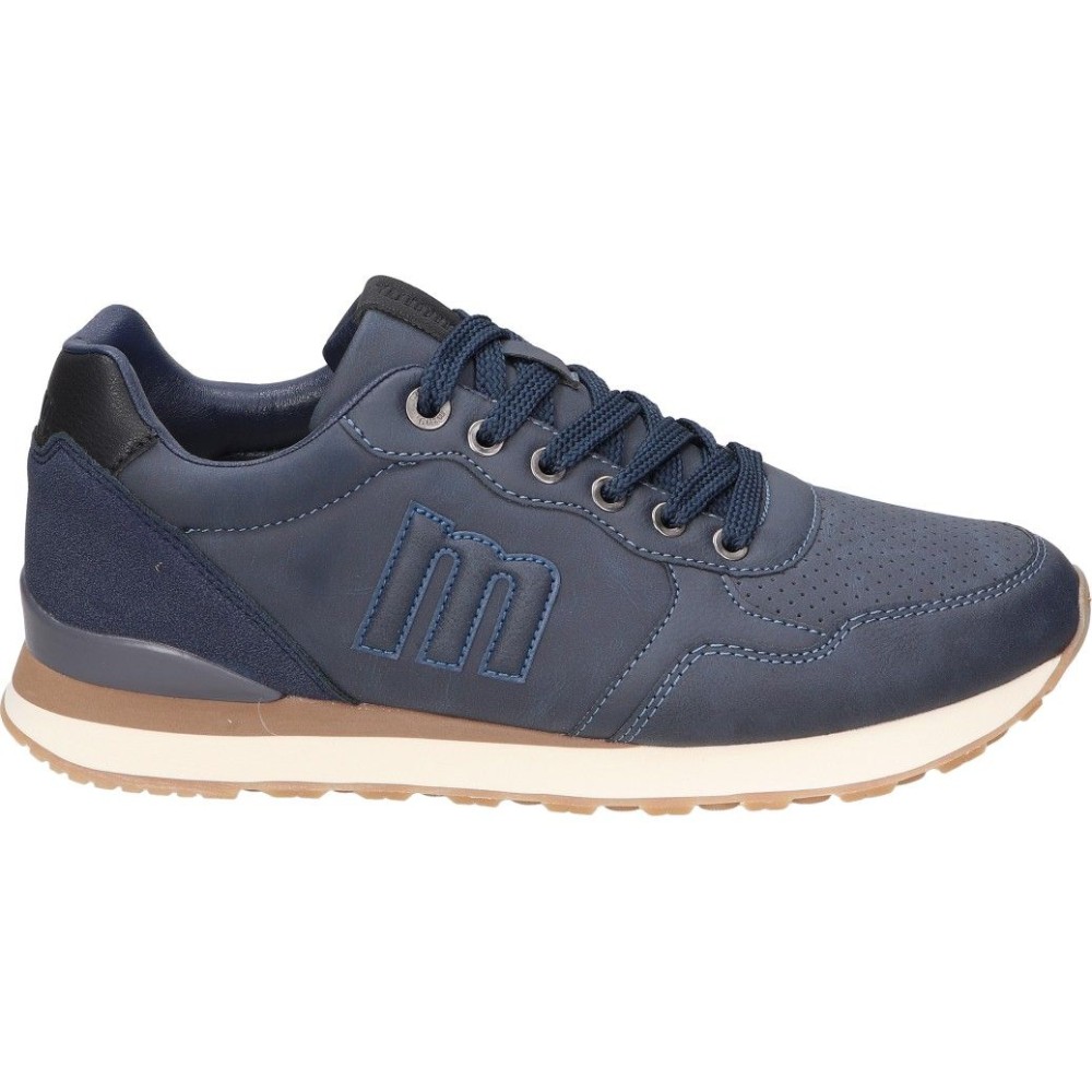 MTNG | Zapatillas Casual Mustang Porland Classic para Hombre – Zapatillas en Color Azul Marino – Sneakers Con Cordones – Estilo Casual – Cómodas – Versátiles – Modelo 84755