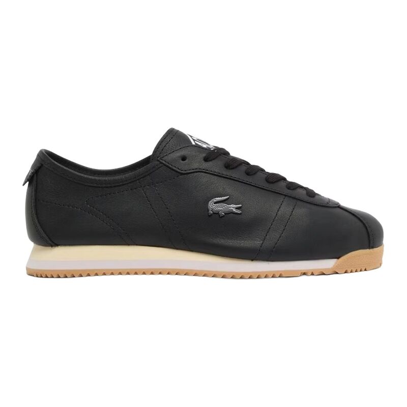 Zapatillas Lacoste Negras Club-Low de Piel Black Gum de Estilo Elegante y Deportivo