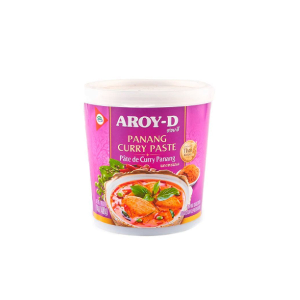 Pasta de Curry Tailandesa Amarillo Rojo Verde Panang Pasta de Tomkha Pasta Tom Yum 400g Deliciosa pasta de curry tailandesa en varios sabores y presentación de 400g de la marca Aroy-d