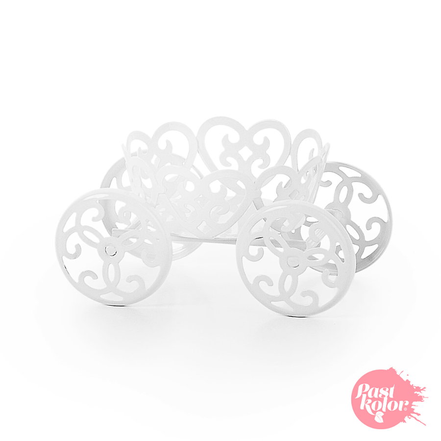 Glotomania Soporte para Cupcake Blanco - Tauro | Elegante Diseño de Carroza