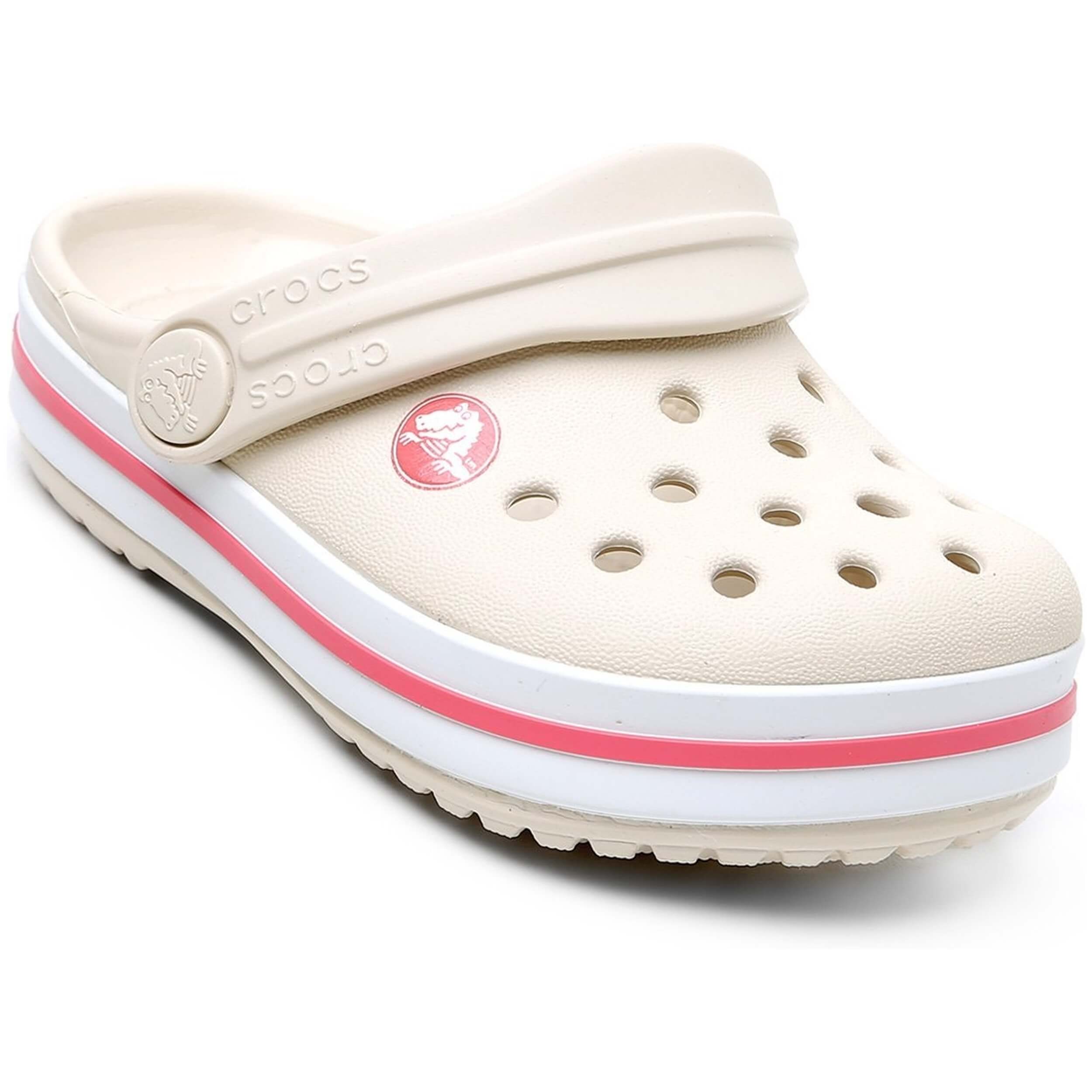 Planchas marca Crocs modelo 204537-1As para junior en color beig