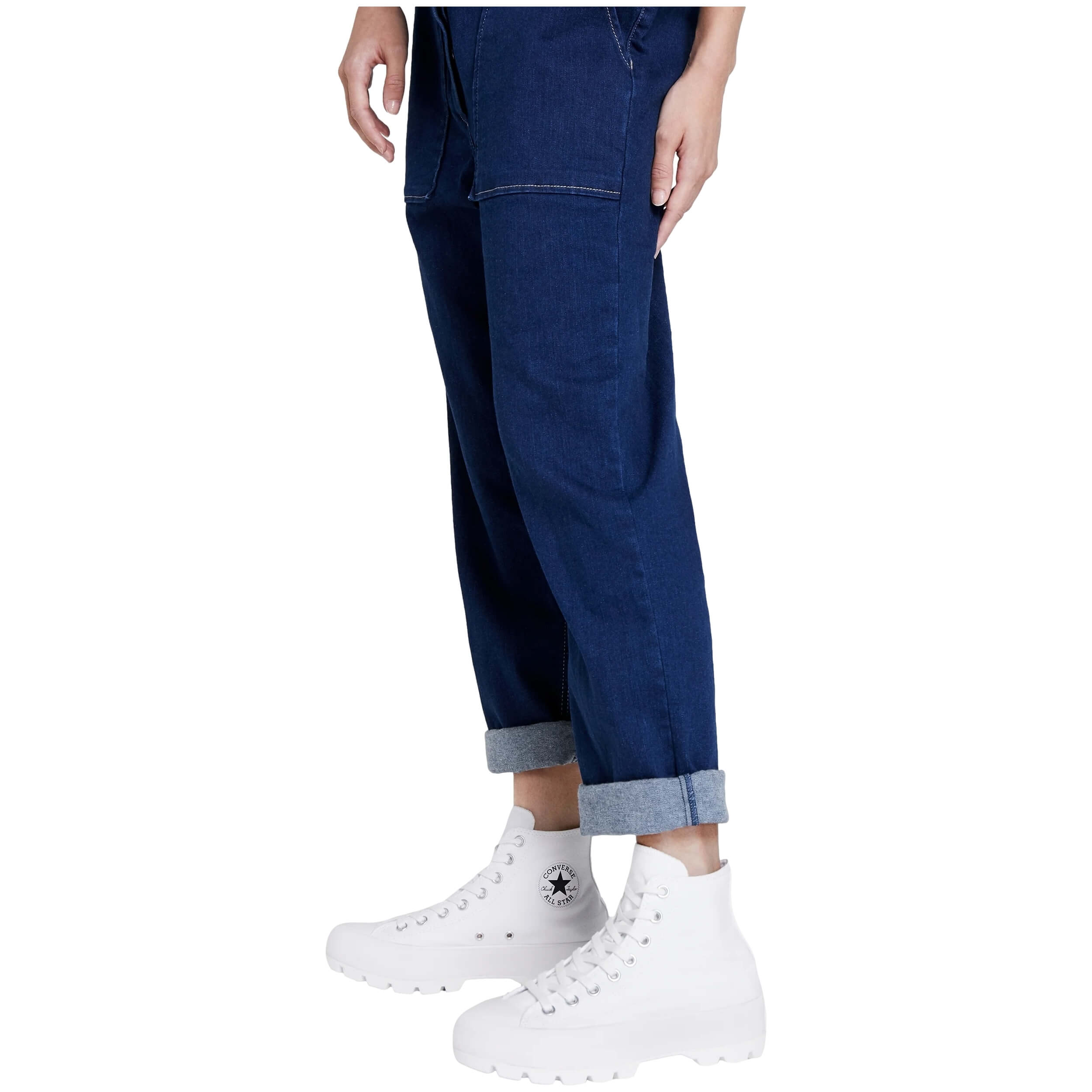 Calzado Converse modelo Ctas Lugged Hi White/Black/White