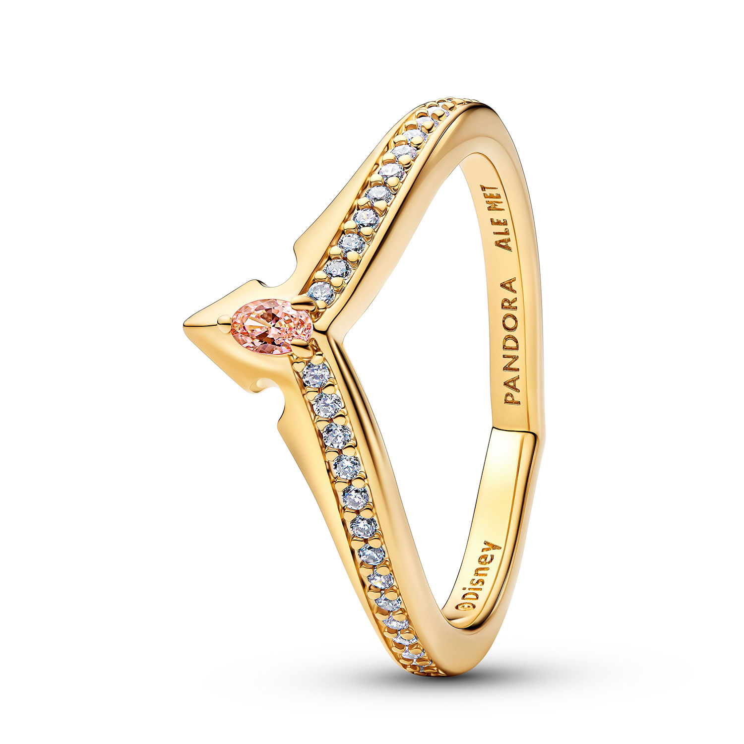Pandora Anillo de Aurora bañado en oro 164334C01 , para Mujer