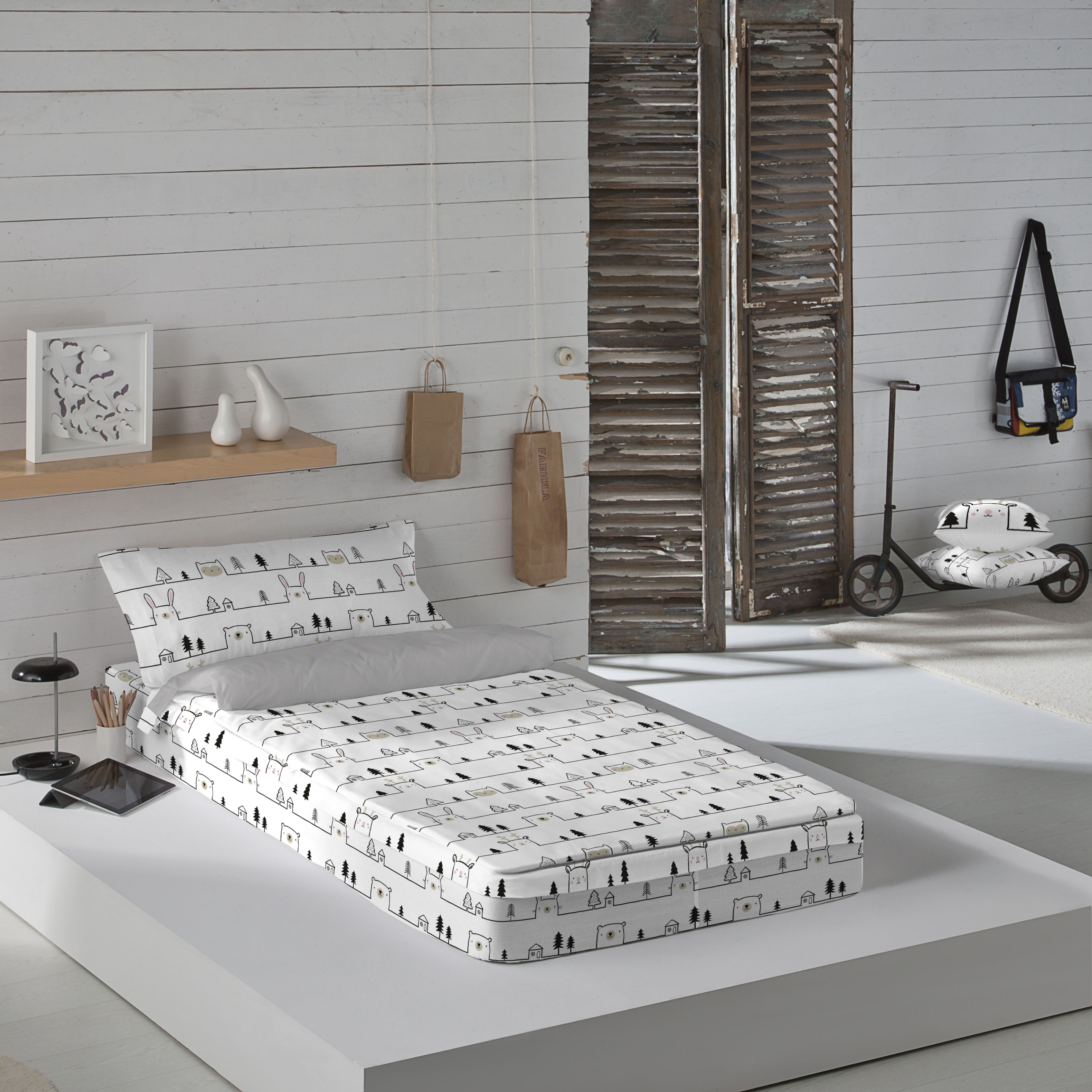 ICEHOME Saco Nórdico Infantil 100% Algodón | Con o Sin Relleno | Cama 90 con Cremallera