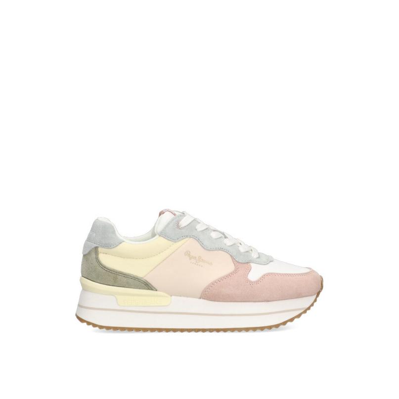 Zapatillas Casual Pepe Jeans - Mujer - Suela Doble - Modelo Pls40003 - Color Amarillo